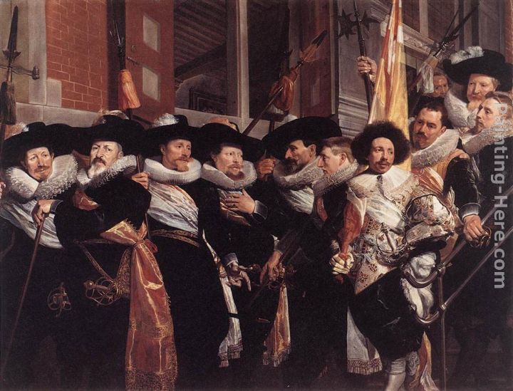 Officers of the Civic Guard of St Adrian painting - Hendrick Gerritsz Pot Officers of the Civic Guard of St Adrian art painting